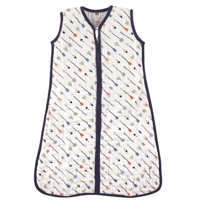 Hudson Baby Infant Boy Muslin Cotton Sleeveless Wearable Sleeping Bag, Sack, Blanket, Arrow 2 Hudson Baby Infant Boy Muslin Cotton Sleeveless Wearable Sleeping Bag, Sack, Blanket, Arrow - Image 2