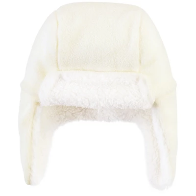 Hudson Baby Unisex Baby Trapper Hat, Mitten And Bootie Set, Giraffe 2 Hudson Baby Unisex Baby Trapper Hat, Mitten And Bootie Set, Giraffe - Image 2