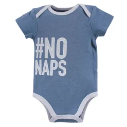 Hudson Baby Infant Boy Cotton Bodysuits 3pk, Like A Boss