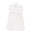 Hudson Baby Infant Girl Long Sleeve Cotton Jersey Sleeping Bag, Sack, Blanket, Modern Rainbow
