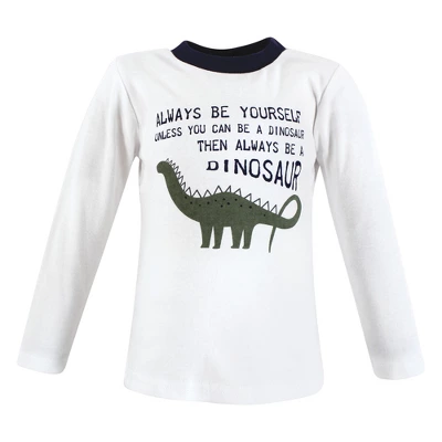 Hudson Baby Infant And Toddler Boy Long Sleeve T-Shirts, Construction Dino 5 Hudson Baby Infant And Toddler Boy Long Sleeve T-Shirts, Construction Dino - Image 5