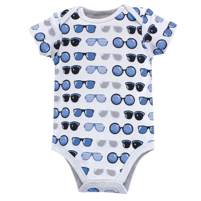 Hudson Baby Infant Boy Cotton Bodysuits 3pk, Like A Boss 2 Hudson Baby Infant Boy Cotton Bodysuits 3pk, Like A Boss - Image 2