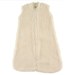 Hudson Baby Infant Plush Sleeping Bag, Sack, Blanket, Cream Faux Shearling