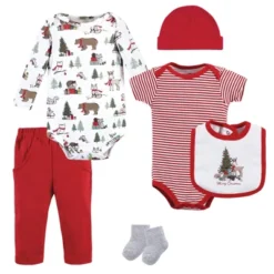 Hudson Baby Unisex Baby Cotton Layette Set, Christmas Forest -Hudson Baby Store GUEST f7b34086 0a35 48a9 a32d 6948dc588563