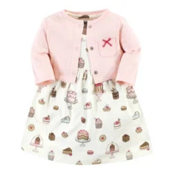 Hudson Baby Infant And Toddler Girl Cotton Dress And Cardigan Set, Sweet Bakery -Hudson Baby Store GUEST f85693fa 52fb 4ffa a40f 6a1a14445c84