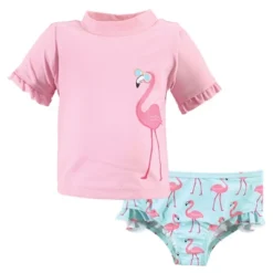 Hudson Baby Infant And Toddler Girl Swim Rashguard Set, Flamingo 7 Hudson Baby Infant And Toddler Girl Swim Rashguard Set, Flamingo -Hudson Baby Store GUEST f9103428 bc63 4648 ad08 c5224c5d6c4e